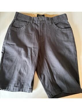 Noble Outfitter Women’s Shorts Cargo Flex Canvas 8 Grey UPF 50+